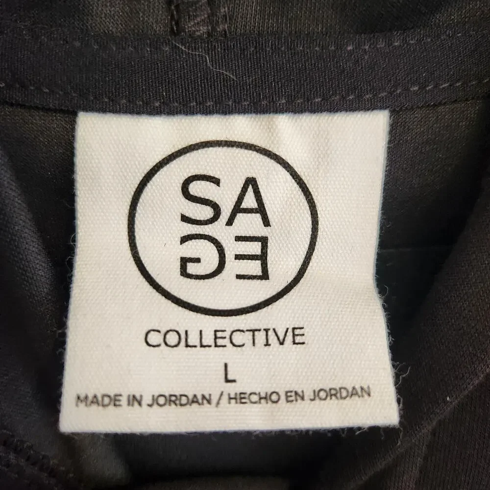 Sage Collective Women's Size Large Sweatshirt/Hoodie Black New‎